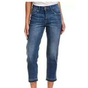 Anthropologie DL1961 Patti HiRise Straight Jeans, Vintage Look Button Fly, Sz 28